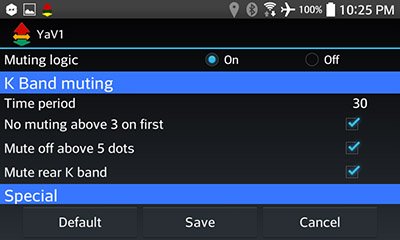 Valentine One Best Settings: V1 muting options