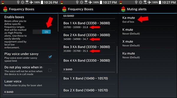 Valentine One Programming: YaV1 boxes mute Cobras