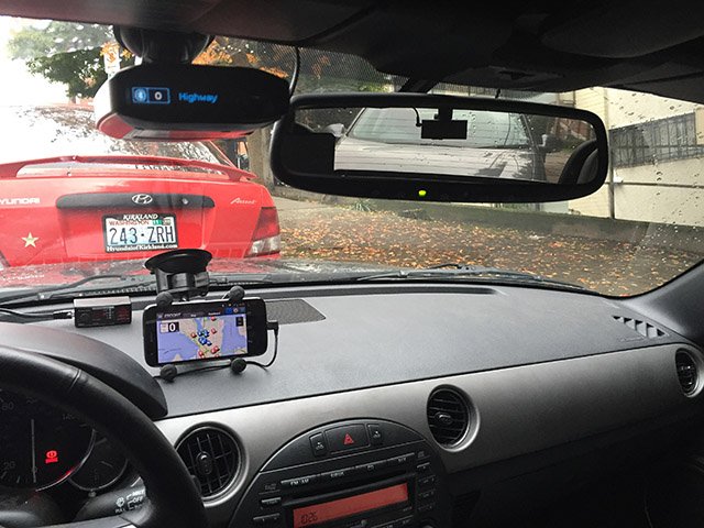 Max360 mounted in Miata