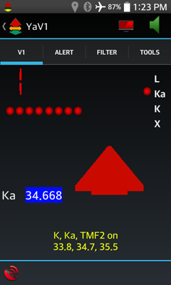 V1 Android YaV1 Radar Detector Tutorials