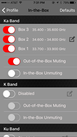 Boxes Settings