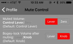 Mute Control Settings