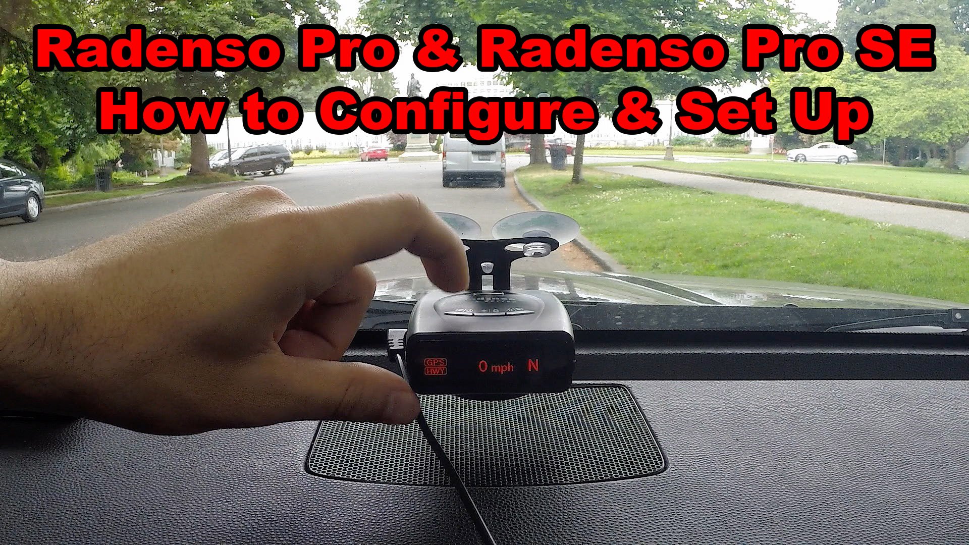 How to Set Up & Configure the Radenso Pro & Radenso Pro SE