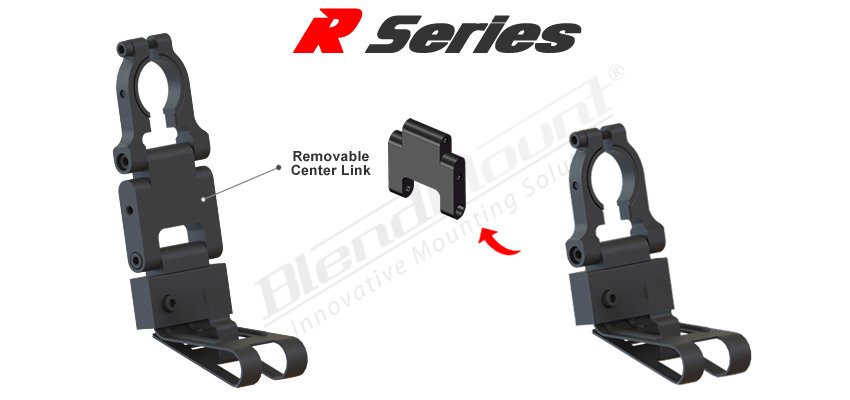 Blendmount R series removable middle section