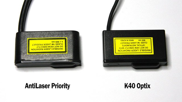 ALP vs K40 Defuser Optix head size comparison