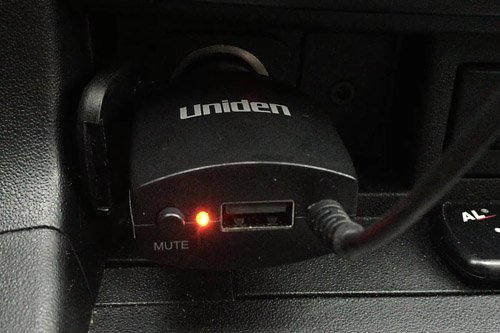 Uniden cig. lighter power cable with mute button