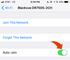 Blackvue DR750S-2CH Review disable WiFi iPhone