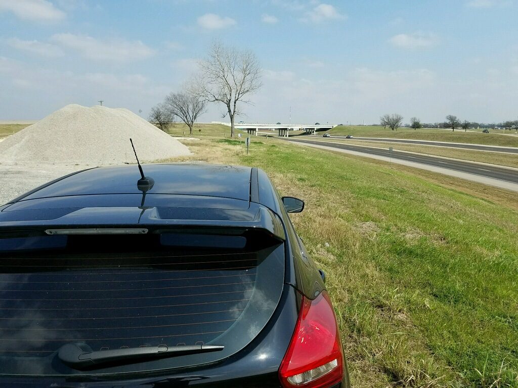 Cobra radar detector test radar car setup