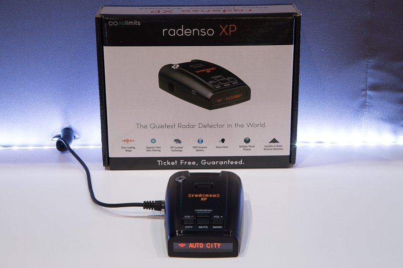 Radenso XP on display