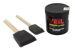 Veil paint can and brushes