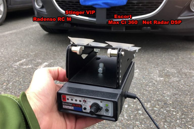 Spectre Elite Undetectability Testing vs. Remote Radar Detectors