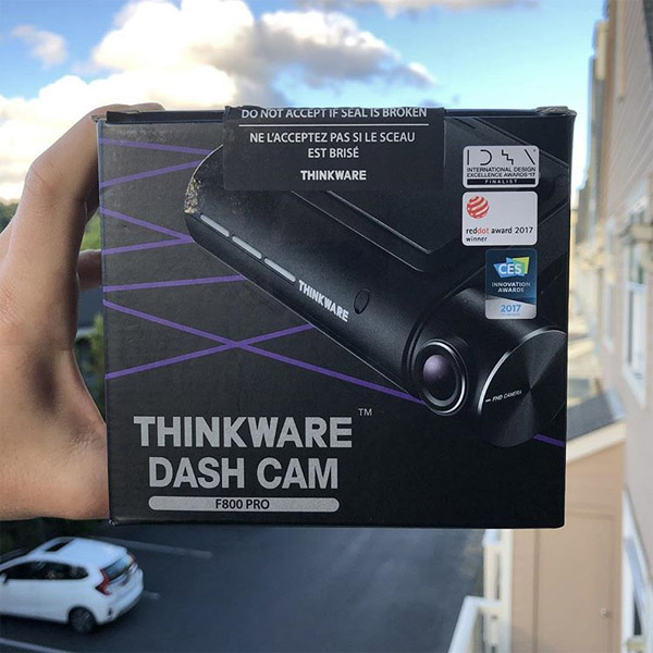 Thinkware F800 Pro dashcam to give away