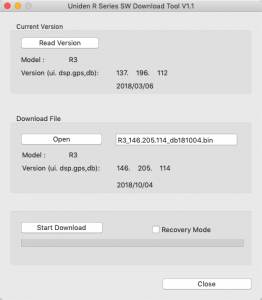 R3 Firmware Update 1.37 to 1.46