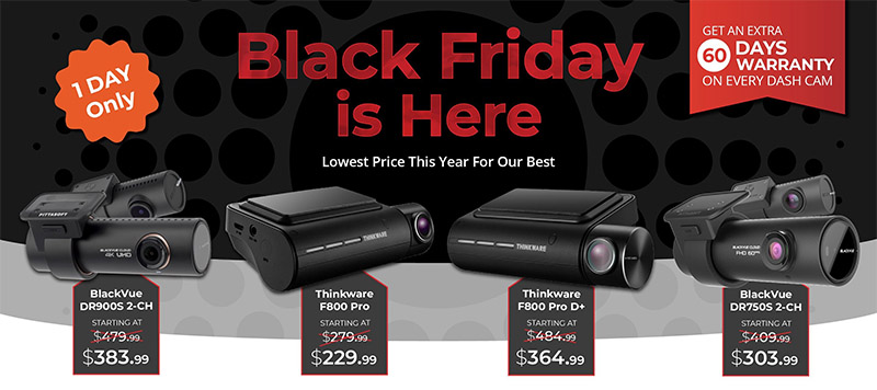 BlackboxMyCar Dash Cam Black Friday Sale 2018