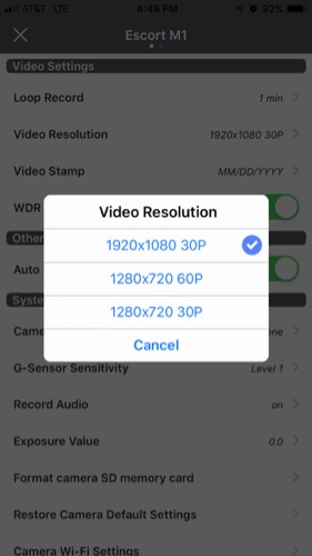 M1 WiFi resolution settings