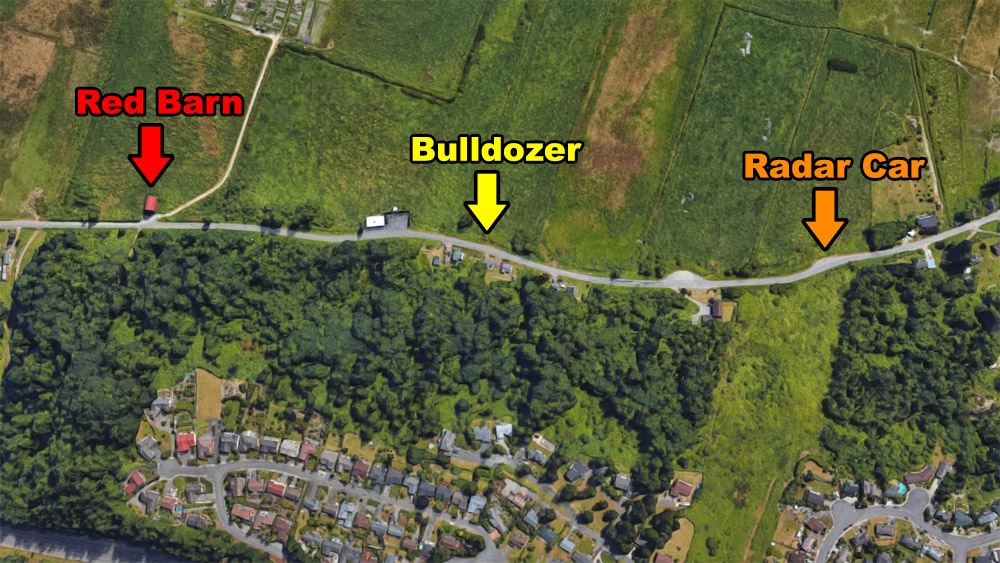 Red Barn Test Course Map