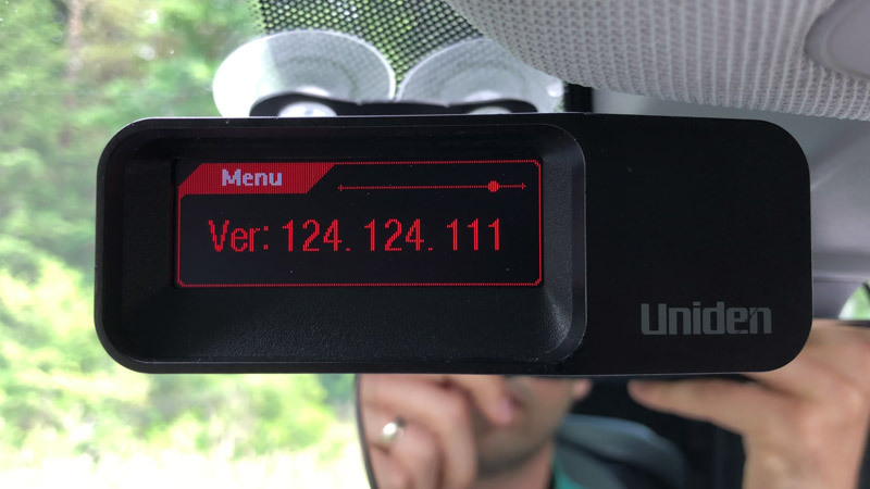 Uniden R7 firmware 1.24