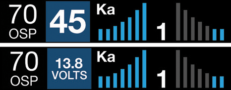 Speed or Voltage Display