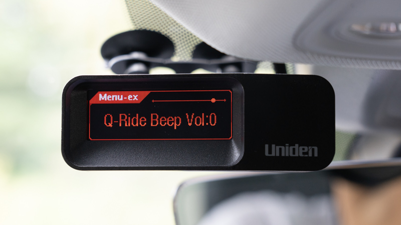 Uniden R7 Q Ride Beep Vol