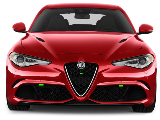 Alfa Romeo Giulia Front ALP Placement