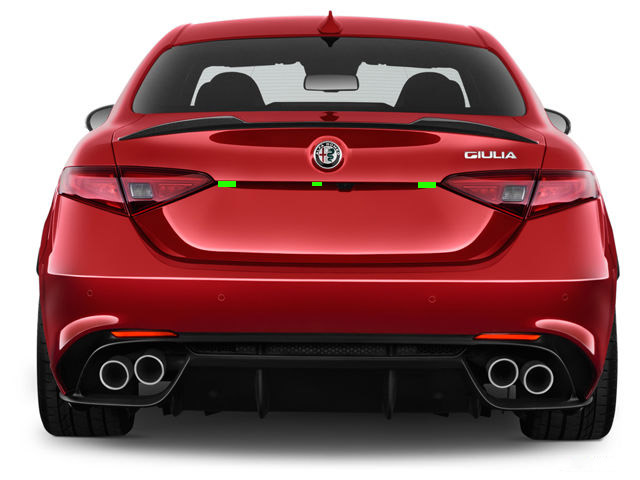 Alfa Romeo Giulia Rear ALP Placement