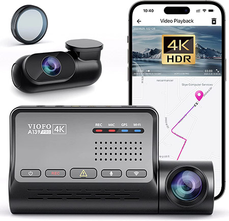 Hurio Radar PRO Detector & Dash Cam Combo