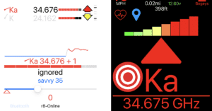 V1Driver and R8 Companion, Ka and K alerts\