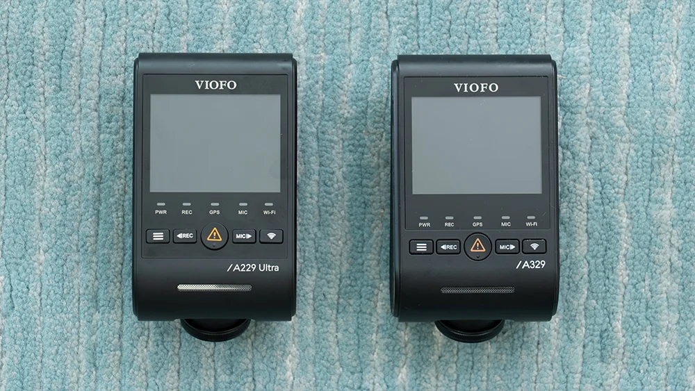 Viofo A229 Ultra vs A329S Front cam comparison