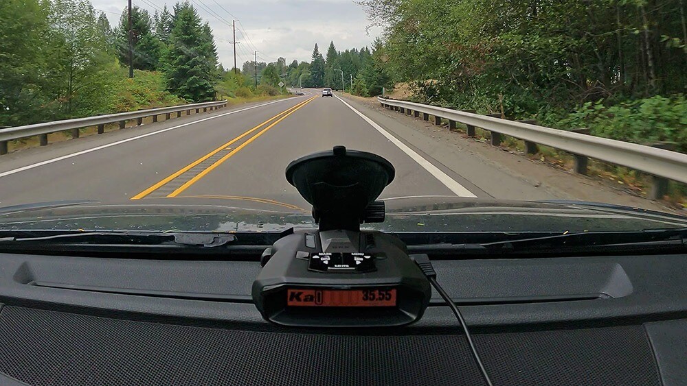 Cobra RAD700i alerting to 35.5