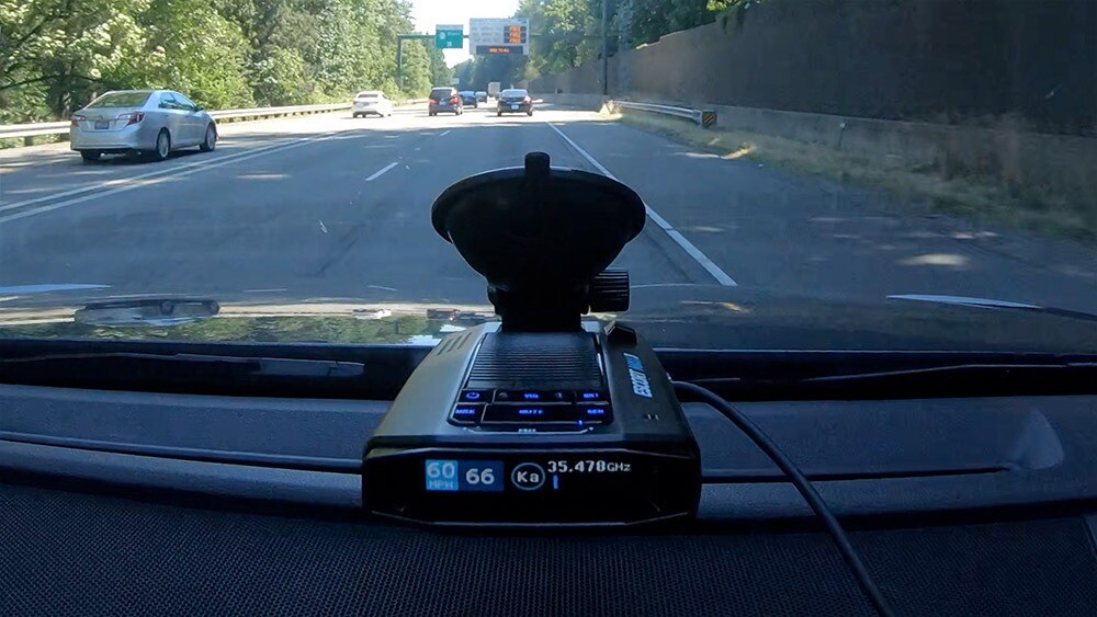 Escort Max 3 alerting to 35.5 on the highway