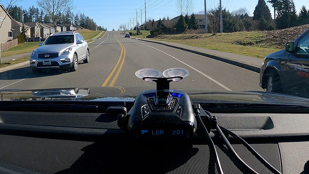 Whistler CR93 laser alert